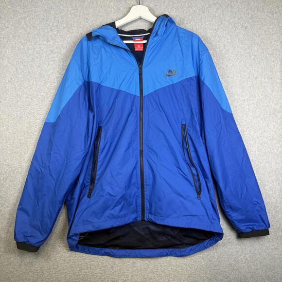Nike Other - Mens Nike Sportswear Windrunner Full Zip Jacket 917809-435 Blue Brand Sz L